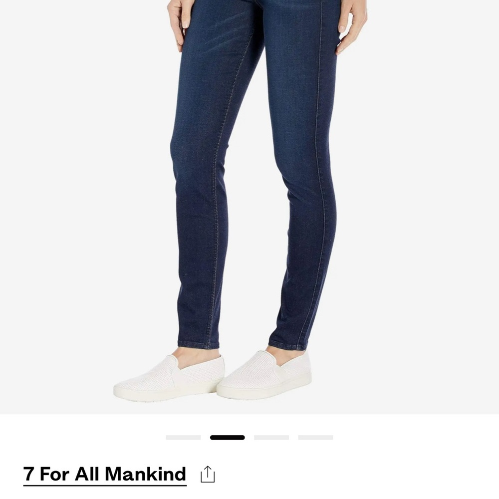 7 For All Mankind Women's Blue Jeans Aubrey